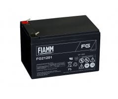 12V/12Ah FIAMM 5 års Blybatteri FG21201