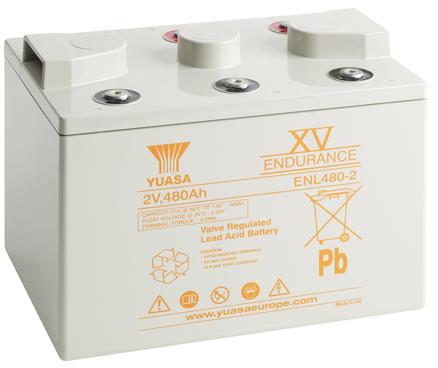 2V/518,4Ah Yuasa Blybatteri ENL480-2